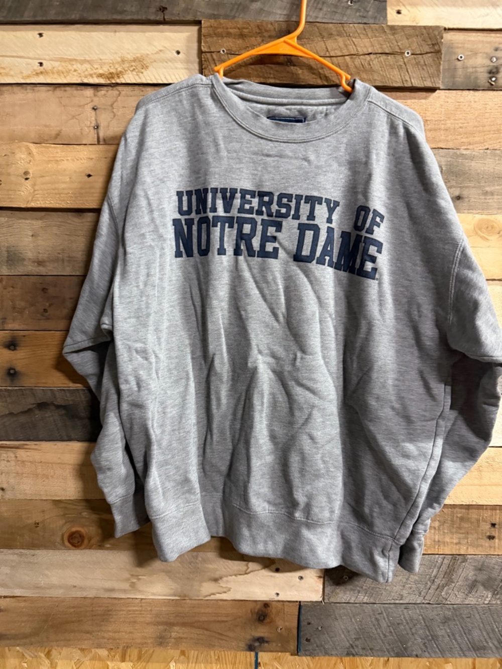 Jansport Gray Crewneck Sweatshirt with Navy Logo
